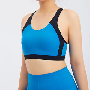 Sujetador deportivo de alto impacto de alta calidad, soporte completo ajustable en la espalda cruzada para busto grande, conjunto de Yoga sin rebote, logotipo personalizado OEM - Product Image 1