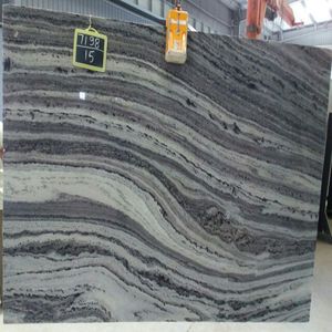 Losa de Granito Negro Mercurio Moderno, Acabado Pulido de Alta Calidad para Paredes Decorativas Personalizadas y Superficies de Tocadores de Baño de Lujo - Product Image 6