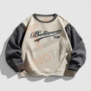 Suéter Holgado de Alta Calidad con Cuello Redondo, Múltiples Opciones de Color, Manga Larga - Product Image 2