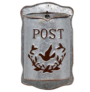 Meilleure vente Boîte aux lettres galvanisée de haute qualité en métal blanc peint à la main Boîte aux lettres en vrac Boîte aux lettres pour usage extérieur - Product Image 5