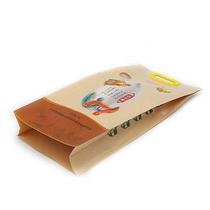 Sac de transport à soufflet latéral mat pour emballage agricole de détail avec poignée en plastique - Impression personnalisée, fabriqué au Vietnam - Product Image 5