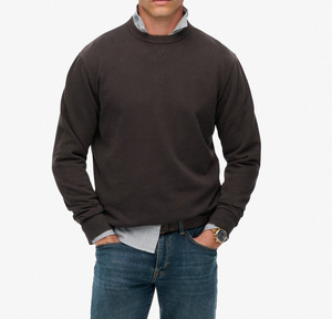Sudadera de cuello redondo bordada de alta calidad para hombre, Sudadera de cuello redondo en blanco Vintage de algodón con logotipo personalizado 100% - Product Image 6