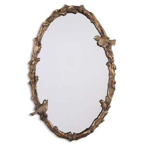 AK Brass Premium Metal <b>Wall</b> <b>Mirror</b> With <b>Gold</b> Finished Frame Modern Handmade Design <b>Wall</b> <b>Mirror</b> For Hotel Decor / Bedroom Decor - Product Image 3