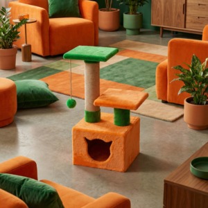 Grattoir pour chats Amistar Emerald Meadow de haute qualité, toutes tailles - Product Image 1