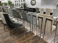 Chaise de salle à manger moderne en métal exclusif avec revêtement et pieds chromés, mobilier de salle à manger de haute qualité pour la maison, l'hôtel et le restaurant