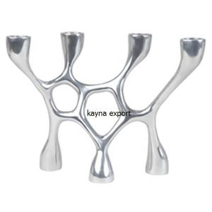 Bougeoir Menorah antique fini pour la prière Bougeoir en métal de nouvelle arrivée pour le salon et la salle à manger à bas prix - Product Image 5