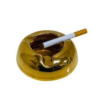 Cendrier en laiton massif fait à la main, style vintage, cendrier en métal martelé avec couvercle, accessoire de fumeur intérieur/extérieur, décoration de la maison, cadeau - Product Image 2