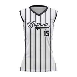 Stylish Eco-Friendly 100% Polyester Softball Sleeveless Shirt-Modern Sports Shirt for Men's Adult Teams Comfortable Fit - Product Image 3