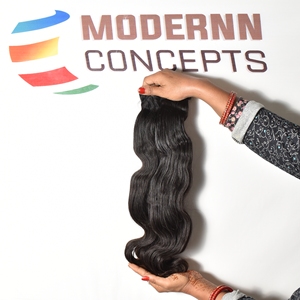 Paquetes de cabello Bodywave virgen Natural sin procesar 100% largo negro Templo Vietnamita humano indio onda de agua ninguno químico - Product Image 2