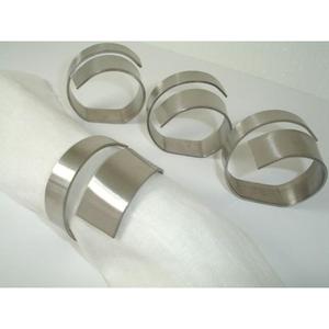 Servilleteros versátiles de acero inoxidable con una estética moderna y construcción duradera, perfectos para varios temas de vajilla - Product Image 2