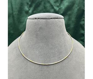 Conjunto de Gargantilla y Aretes de Latón Chapado en Oro con Circonitas, de la Mejor Calidad, para Compromiso, Boda, Regalo, Fiesta, Uso Diario, para Mujer - Product Image 3