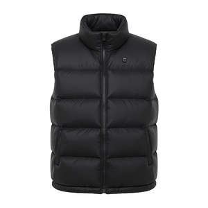 Veste matelassée décontractée à capuche unisexe avec gilet chauffant amovible, lavable, régulation de la température pour les trajets hivernaux - Product Image 2
