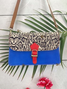 Nuevo bolso de hombro ecológico hecho a mano de estilo occidental para mujer, correa ajustable de peso ligero multicolor, capacidad de 1-1,9 L - Product Image 4