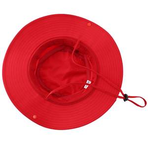 Chapeau seau avec logo brodé personnalisé pour hommes et femmes Chapeau de pêcheur de couleur unie Chapeaux de protection solaire - Product Image 1