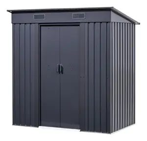 CARDIFF 3140 Garden Tool shed 238 x 132 Storing Tools and Garden Equipment Metal Shed Building