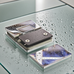 Herrajes para Ducha sin Marco Alemania Suecia Austria, Bisagra para Cristal de Ducha, Abrazaderas para Puerta de Ducha de Latón Macizo, Cromado - Product Image 4