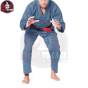 Premium Quality BJJ Uniform Set Breathable Lightweight Stretch Comfortable Fit Printed Martial Arts Wear Polyester Cotton - Product Image 3