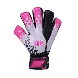 Gants de gardien de but de football en cuir souple avec logo personnalisé, sangle amovible, vêtements de sécurité sportive, prix de gros - Product Image 6