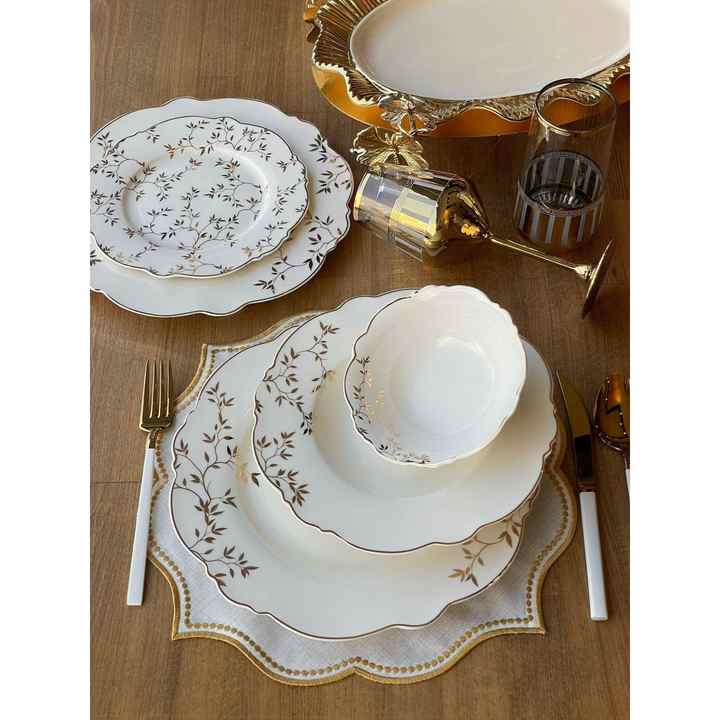 Cena Set oro albero 24 pezzi per 6 persone