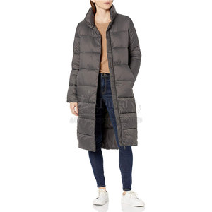 Qualité supérieure 100% coton fait nouveau Design femmes longue veste rembourrée en coton hiver à vendre - Product Image 2