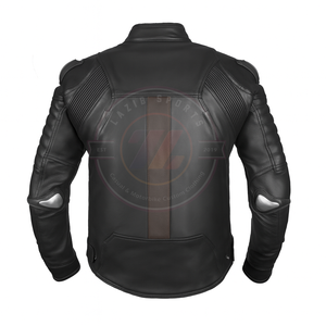 Veste de moto en cuir véritable de qualité supérieure, vêtements de course de moto, veste en cuir - Product Image 6
