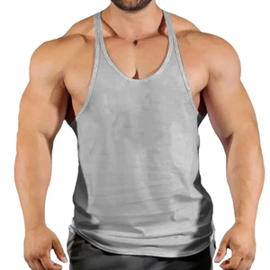 Camiseta sin Mangas con Cuello Redondo, 100% Algodón, para Hombre, Transpirable, con Logotipo Personalizado, Impresión en Serigrafía y Bordado a Máquina, Venta al Por Mayor - Product Image 4