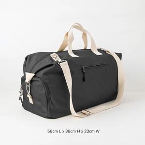 Bolsa de Viaje de Lona Ligera de Alta Calidad con Logotipo Personalizado, Bolsa Deportiva de 30-40L con Cremallera para Gimnasio, para Hombre y Mujer - Product Image 4