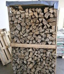 Stacked Hardwood <b>Logs</b> in Pallets for Sale. - Product Image 2