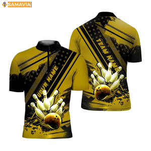 Uniformes de bowling professionnels SAMAVIA pour équipes de ligue conception personnalisée vêtements de sport légers et athlétiques - Product Image 1