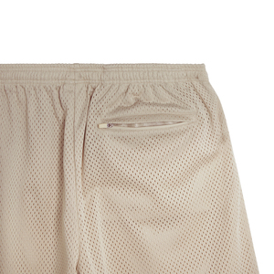 Vente en gros de shorts en maille vierge de haute qualité shorts de gym en polyester personnalisés pour femmes entrejambe de 5 pouces avec poches zippées personnalisés - Product Image 4