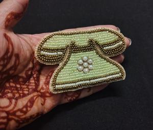 Broche de Diseño de Insecto con Cuentas de Nuevo Estilo con Pedrería, Broche de Bordado con Cuentas Ornamentales con Diseño Personalizado de glowin fashion - Product Image 3