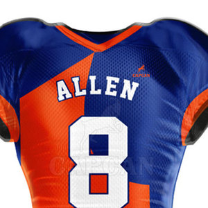 Camiseta de fútbol americano más vendida, ropa deportiva de LICRA/poliéster de alta calidad con nuevas técnicas impresas de estilo de patrón - Product Image 5