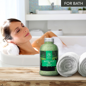 Aromatika Fir Natural Sea <b>Salt</b> for Body Bathing 600g with Rejuvenating Essential Oil - Product Image 4
