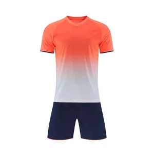 Wholesale 100% Polyester Sublimation Soccer Jerseys Custom Breathable Football Uniforms <b>Set</b> with Logo - Product Image 5