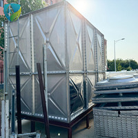 Conteneur de stockage d'eau modulaire galvanisé HDG sur mesure à installation rapide