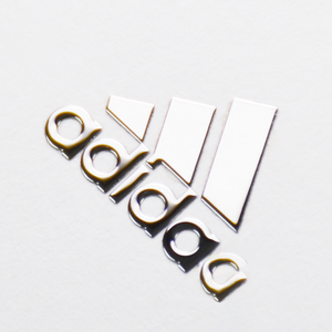 Custom Logo Sticker for <b>Packaging</b> Electroforming Nickel <b>Metal</b> Logo for <b>Packaging</b> Printing Industry By Indian Manufacturer OEM - Product Image 1