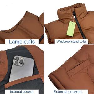 แจ็กเก็ตขนเป็ดผ้าแคนวาสมีฮู้ดด้านหน้ากันน้ำปรับแต่งได้สำหรับผู้ชาย - Product Image 4