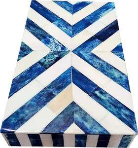 Cajas de joyería con incrustaciones de hueso de alta calidad Premium Buena combinación de colores para almacenamiento Solución elegante y duradera - Product Image 6