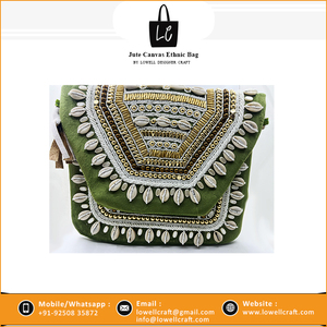 Bolso bandolera étnico bohemio Vintage, bolso cruzado hecho a mano para mujer, bolso de hombro elegante con bordado - Product Image 6