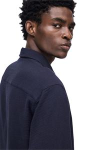 Chemise de haute qualité pour hommes coupe régulière douce légère froissée 100% coton solide marque personnalisée vêtements de confort à manches longues prix de gros - Product Image 4