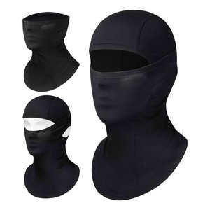 Masque de ski coupe-vent personnalisé en gros avec logo, balaclava pour le sport et le cyclisme, design tricoté à 3 trous avec options personnalisables - Product Image 6