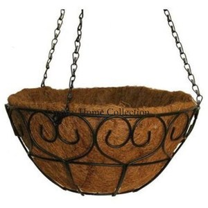 Planteurs et support polis brillants décoratifs d'or de forme de poche de planteurs et de pots de forme ronde en métal avec la couverture en verre - Product Image 6