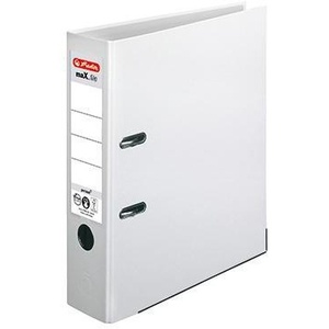 Herlitz Polypropylene & Paper Laminated 80mm <b>A4</b> Binder - Product Image 1