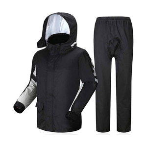 Men's Nylon Raincoat Suit with <b>Waterproof</b> Raincoat Suit <b>Set</b> New Arrivals Customized Rain Wear Wholesale Rain Suits for Adults - Product Image 1