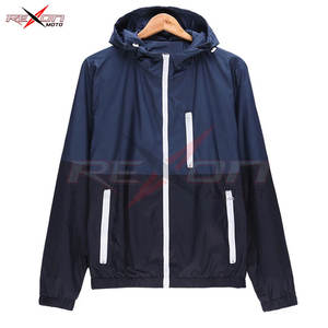 Vente en gros Coupe-vent léger et respirant pour hommes, vêtements de sport décontractés pour l'extérieur, pull à fermeture éclair, coupe-vent de style - Product Image 3