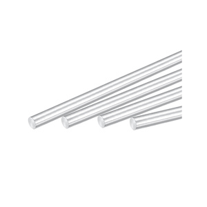 Venta de barras de cortina de tubo redondo anodizado de perfil de aluminio personalizado - Product Image 1