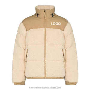 Blouson matelassé décontracté unisexe en polyester/coton épais et chaud avec capuche, style nouveau, patchwork enduit, vente en gros du fabricant - Product Image 6