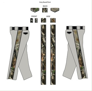 Pantalon de baseball pour homme en polyester 100% à impression par sublimation pleine grandeur avec logo, design et broderie personnalisés, - Product Image 6