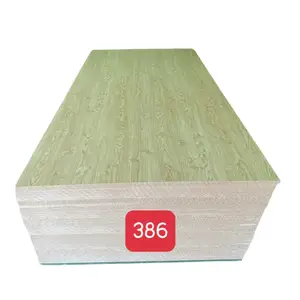 Gute Qualität Kunststoff platten Melamin MDF Platten dicke 9mm Größe 4x8 Fuß PVC wasserdicht x mm Material kunden spezifische Farben