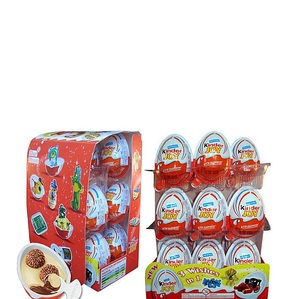 ขายส่งช็อกโกแลตไข่จอย แพ็ค 3 ลูก หลากสี ลูกบอลแข็ง อายุการเก็บรักษา 24 เดือน - Product Image 6